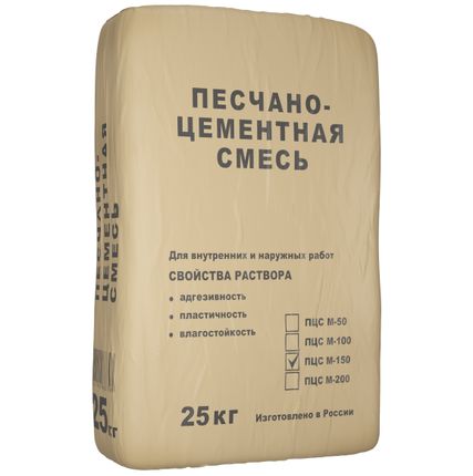 Фото №0 Цементно-песчаная смесь М-200 (CBS) 25 кг