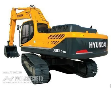 фото Экскаватор гусеничный HYUNDAI R300LC-9SH (ковш 1,49 куб.м,600 мм, t до