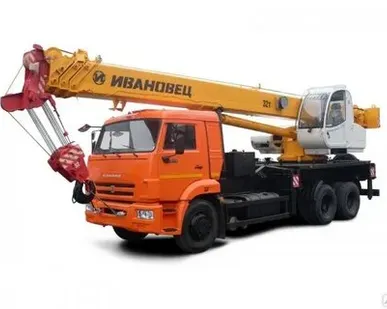 фото Автокран Ивановец 32 тонны 31 метр