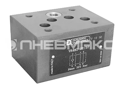 Фото №0 VR4M1-SP/50_CVM5-SP0.5/10N - Обратный клапан СЕТОР 05, модульный монтаж, 350бар, давление открытия, 0,5 бар, 100 л/мин, обратный клапан на магистрали P