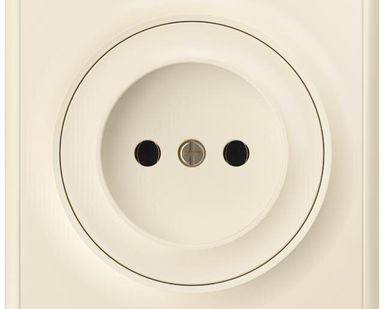 фото Розетка 1-м СП Florence 16А IP20 без заземл. винт. клеммы механизм беж. 1E10301301 OneKeyElectro 2172789