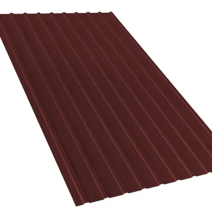 Фото №0 Профнастил С10 RAL 8017 Коричневый 0,45 мм