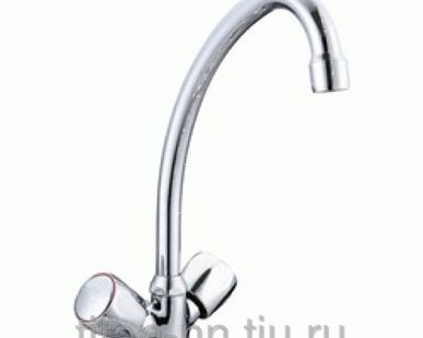 фото МИКС ЭНД ФИКС 1405 Смеситель для кухни Петит двуручный