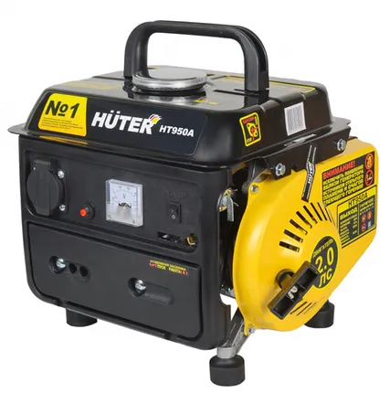 Фото №0 Huter Портативный бензогенератор HUTER HT950A