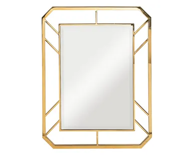 фото KFG081 Зеркало прямоугольное в металлической раме
