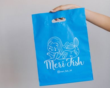 фото Пакет с вырубной ручкой "Meri Fish"