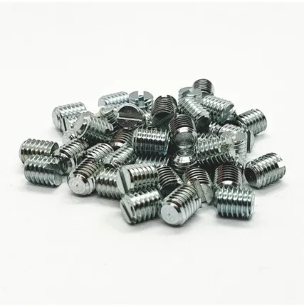 Фото №0 Винт установочный М 5х6, шлиц, тупой конец, оцинкованный, 50шт.