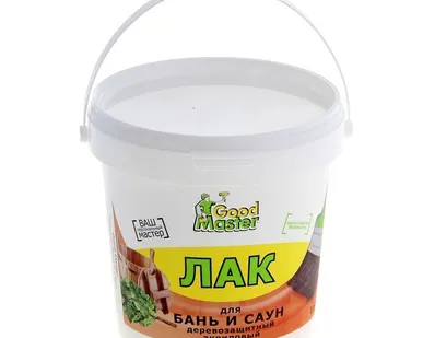 фото Лак Master Good для бань и саун акриловый 1л