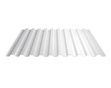 фото Профнастил окрашенный 0.9x750 кремовый белый