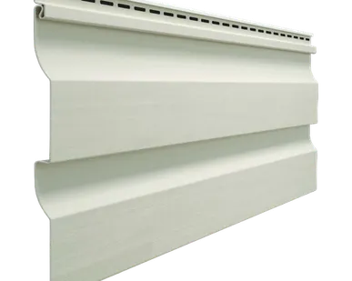 фото Сайдинг Docke Корабельный брус D4.5D Сливки Деке Premium виниловый