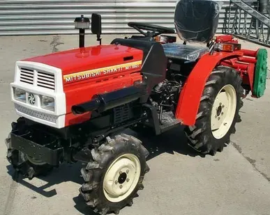 фото Минитрактор Mitsubishi MT180D + Фреза и Лопата