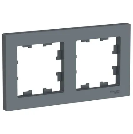 Фото №0 Рамка 2-м AtlasDesign универс. грифель SchE ATN000702