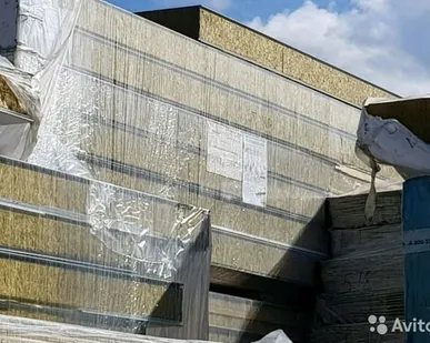 фото Сэндвич панели Минвата 120 мм, 5,95 м