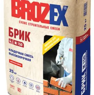 фото Смесь кладочная высокопрочная М-150 Брик Brozex 25 кг