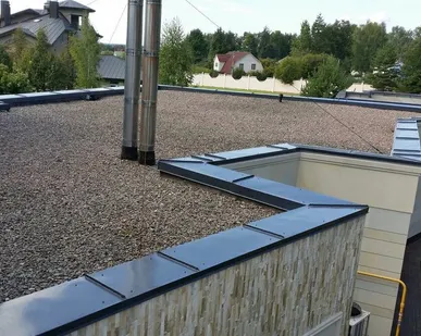 фото Парапет на крышу или забор