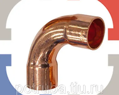 фото Отвод медный 90 градусов 2 5/8"