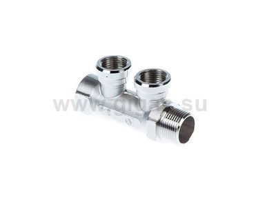 фото Коллектор, 3/4"х2 вых. 1/2" вн. (уп.2/70)