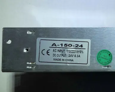 фото Блок питания IP20 24V-150W, открытый