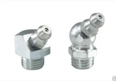 фото Пресс-масленка (тавотница) угловая 45 град форма В с резьбой R 1/8" BSP