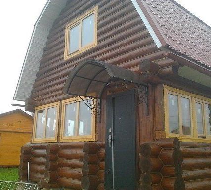 Фото №0 Козырек над крыльцом