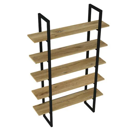Фото №0 полка-стеллаж Бастет 1200х310х1710мм Дуб Флагстафф ЛДСП/металл