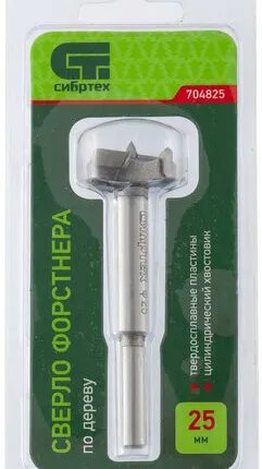 Фото №0 Фреза фостнера d 25 СибрТех арт 704825