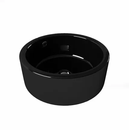 Фото №0 Дисма Умывальник накладной A028BG черный (415*415*155 мм)