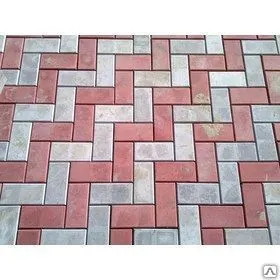 Фото №0 Плитка тротуарная БРУСЧАТКА S=100 мм