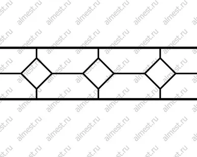 фото Ограждение газонное AB-5001 эконом