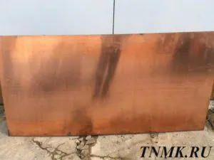 фото Лист бронзовый 12 мм БРХЦР