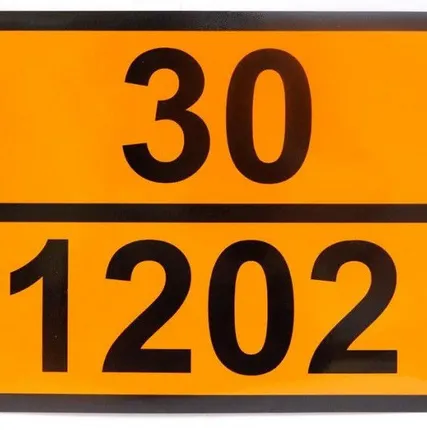 Фото №0 Информационная таблица для международных перевозок 1202 (Дизельное топливо)