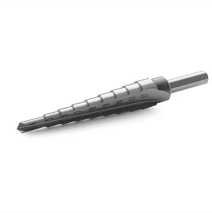 Фото №0 Ступенчатое сверло MESSER с прямой канавкой. Диаметр 4-12мм. Ступеней 9.