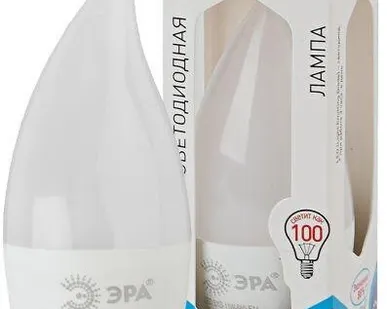 фото Лампа светодиодная BXS-11W-840-E14 свеча на ветру 880лм ЭРА Б0032993