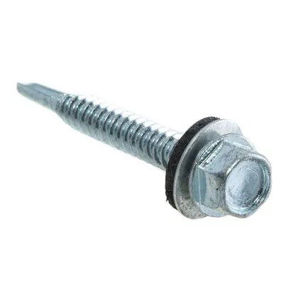 Фото №0 Саморез кровельный 4,2х16 (прессшайба сверло) оцинкованный