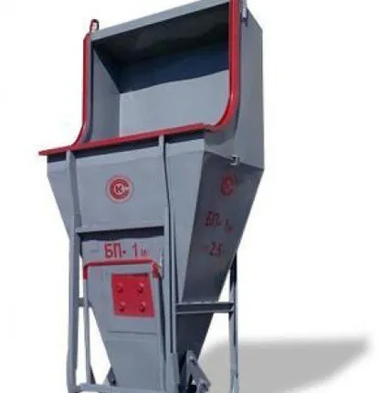 Фото №0 Бадья для бетона и раствора "Туфелька БП-1,0"