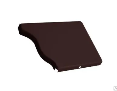 фото Заглушка желоба правая 120х86 Пластизол 200 МК