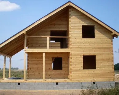 фото Строительство домов из бруса