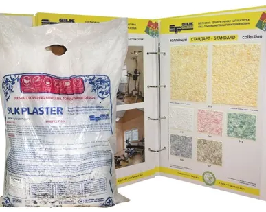 фото Жидкие обои Стандарт (Шелковая декоративная штукатурка) SILK PLASTER
