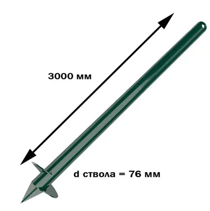 Фото №0 Свая лопастная d=76х3000 мм