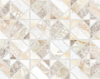 фото Плитка керам. AZORI Calacatta Royal 630x315 декор Vitrage