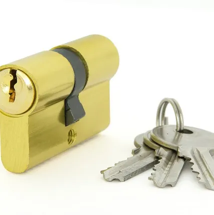 Фото №0 Цилиндровый механизм E AL 60 РВ латунь (золото) ключ/ключ Фабрика замков