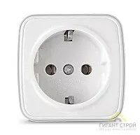 фото Розетка Союз 1-м ОП Электра с заземл бел. 0012