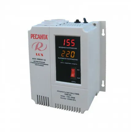 Фото №0 Стабилизатор АСН-1500 Н/1-Ц Ресанта Lux