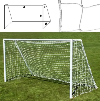 Фото №0 Сетка для футбольных ворот д.5,0мм Белый