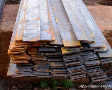 фото Полоса 50х4 мм ст 3 ГОСТ 103-2006