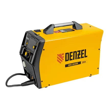 Фото №0 Аппарат инвертор. полуавтомат. cварки IMIG-205SDR, 200 А, ПВ 60%, катушка 5 кг Denzel