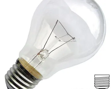 фото Термоизлучатель 500Вт 220В Е40 прозрачный (8102401/249041100) (ЛОН 500Вт 220В Е40)