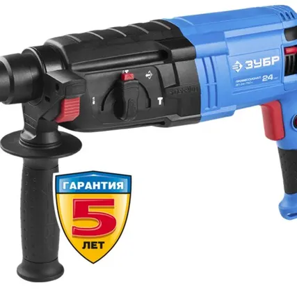 Фото №0 Перфоратор сетевой Зубр ЗП-24-750 К, 750 Вт, 2.6 Дж, 3 режима, бетон 24 мм