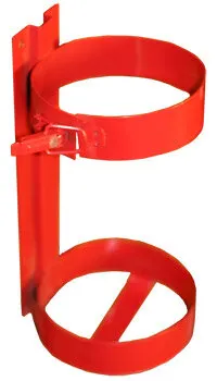 Фото №0 Кронштейн для огнетушителя d140 (с металлической защелкой)