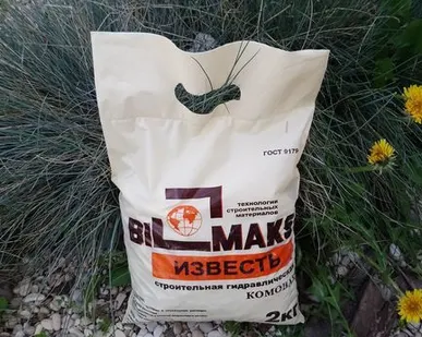 фото Известь строительная комовая (2 кг)